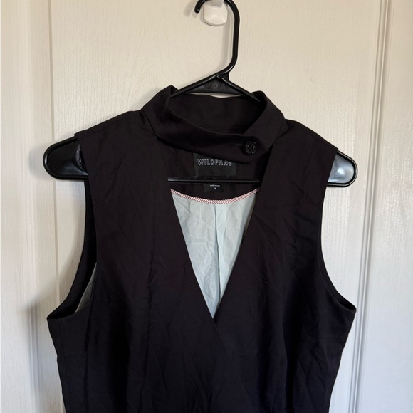 Wildfang The Empower High Waist V Neck Jumpsuit in Black - Picture 5 of 10